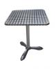 GF 1209 alu kltri asztal rozsdamentes tetvel 60x60