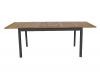 Nagyobbthat asztal 90 x 152 210 cm valdi teakfa alumnium