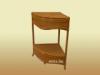 Rattan Sarok asztal R 68 60x43x68