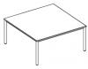 Trgyalasztal WNIKA1 kerek krm lbbal 140x140x72cm CALVADOS EASY S