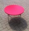 Piros magenta kerek design asztal