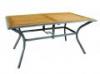 Siracusa asztal 97X154 cm teak alumnium