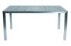 Toscana aluminium asztal 90 150 cm