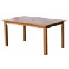 Ngyszgletes kerti asztal fbl 150x90