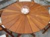 Tahiti Furniture Sun Elegance 120 cm kr teakfa asztal