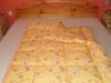 Dupla ktszemlyes paplan 100 pamut tltettel 200x220 cm gynyr narancssrga virgos